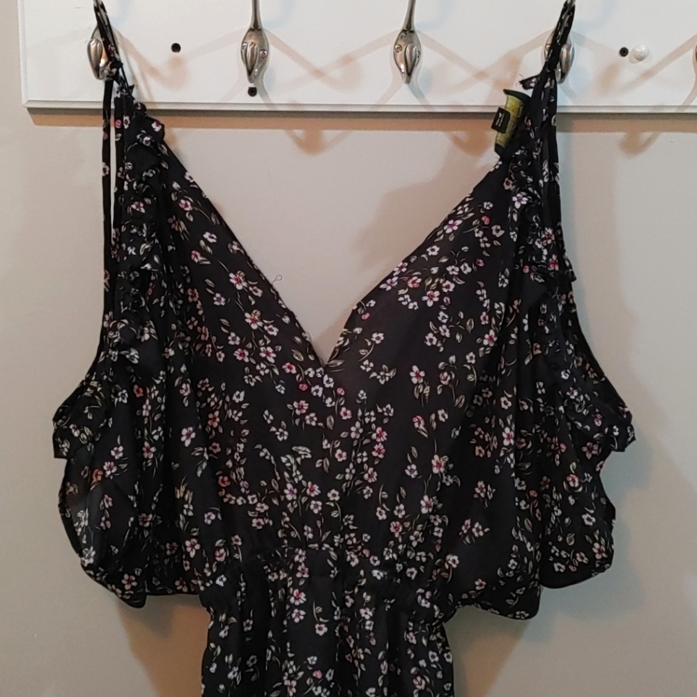 Floral-Print Off-Shoulder dress